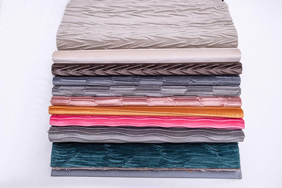 Holland squeezing velvet/knitted fabric